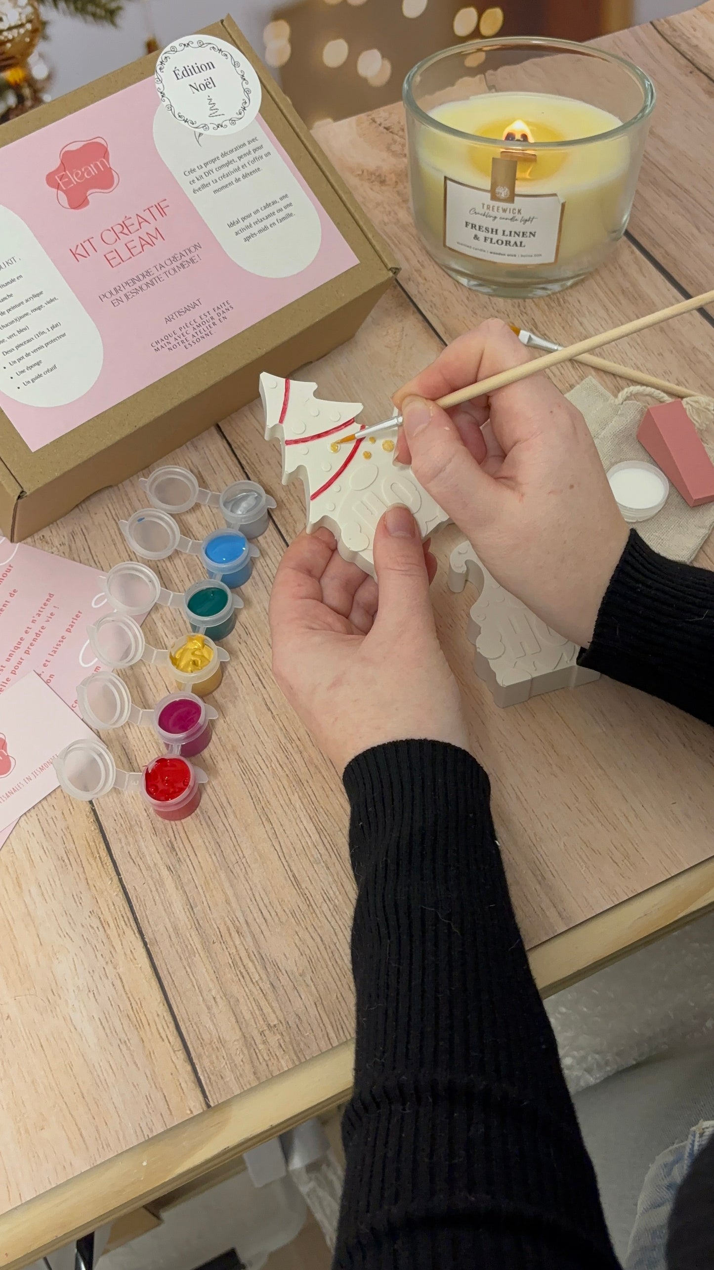 Kit de peinture - édition Noël